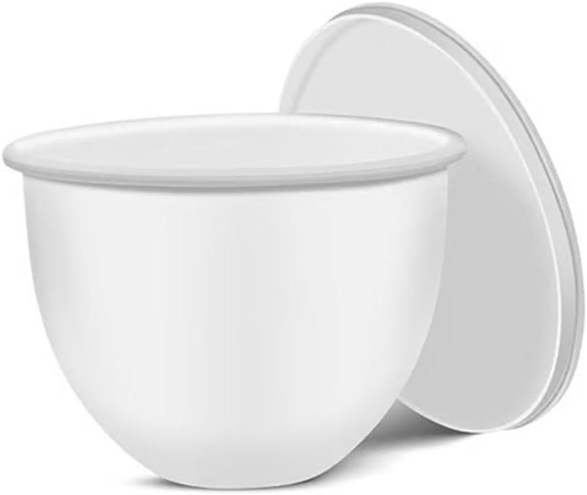 Komvoering Mixer - Mengkom Inleg - Stabiel Mengen - Geluidsreductie - 5 Kwart - Wit