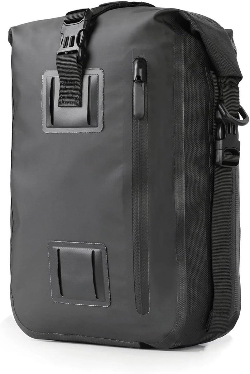 Motorfiets Zadeltas - Reiskoffer Bagage - Avontuurlijk Reizen - Waterdicht Grote Capaciteit - 30L - Zwart