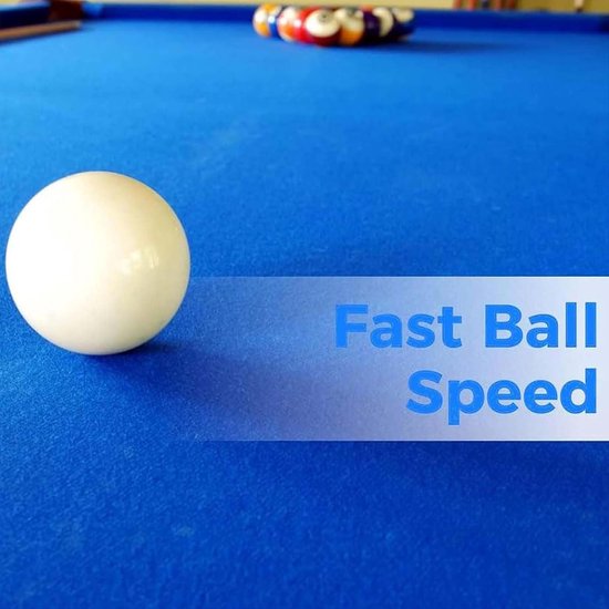 Biljartdoek - Pooltafelkleed Vilt - Indoor Sport Spel - Duurzaam Anti-Kras - 7FT Tafel - Blauw — afbeelding 4