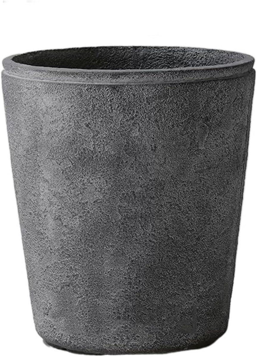 Plantenpotten Bloempotten - Plantenbakken Cement - Planten Verfraaien - Met Drainagegaten - Maat M - Grijs