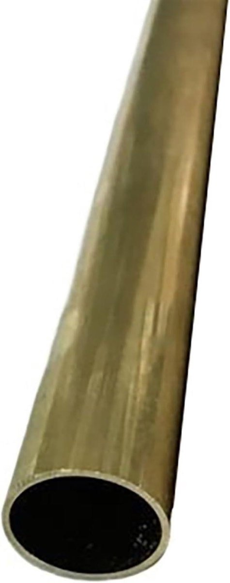 Messing buis - Modelbouw pijp - Hobby projecten - Naadloze rechte buis - 350mm lengte - Messing