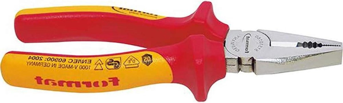 Combinatietang - Gereedschap Tang - Metaal Bewerken - Geïsoleerd tot 1000V - 180 mm - Chroom