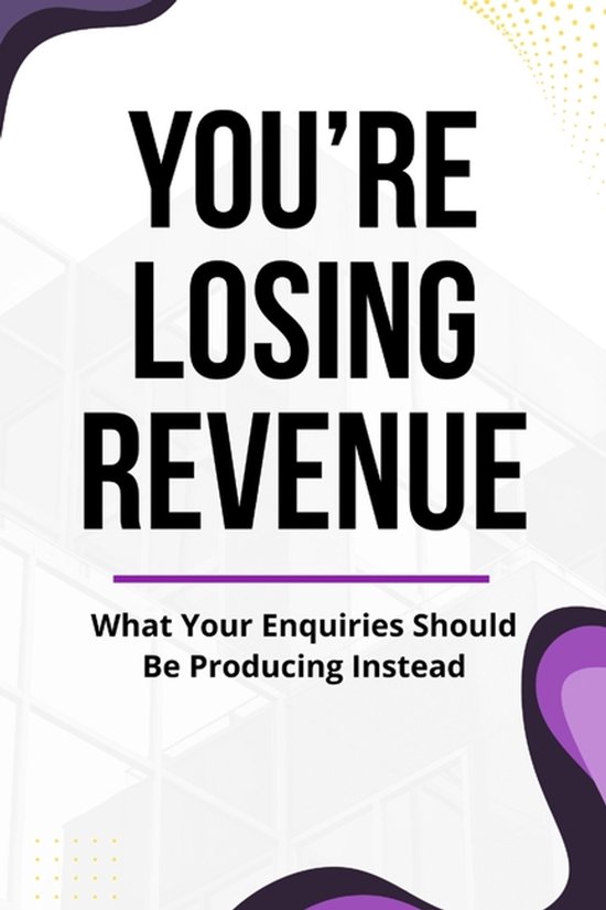You're Losing Revenue - cover
