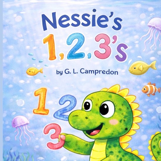 Nessie's Way to Learn- Nessie's 1,2,3's - cover