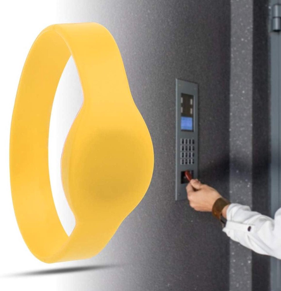 Siliconen Armbanden - Polsbandjes - Sauna Fitness - Waterdicht Schokbestendig - 10 Stuks - Geel