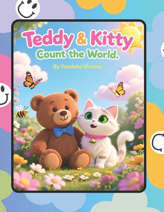 Teddy & Kitty Explore the World- Teddy & Kitty Count the Wor ... - cover