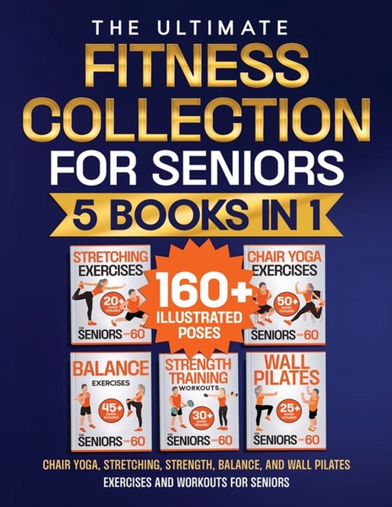 Chair Yoga, Stretching, Strength, Balance, and Wall Pilates  ... - cover