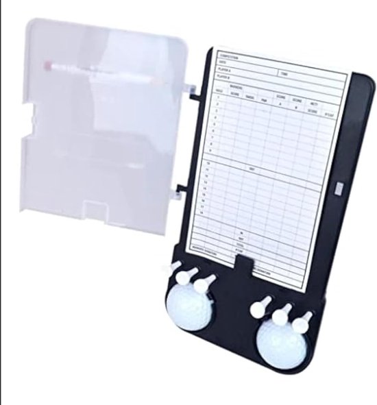 Golfkaarthouder Scorebord - Scorekaarthouder Trolley - Golf Score Bijhouden - Compact en Draagbaar - 235x125cm - Zwart — afbeelding 4