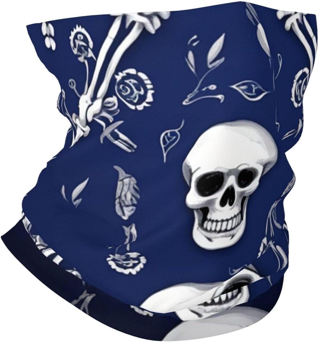 Gezichtsmasker Bandana - Nekwarmer Sjaal - Buitenactiviteiten Bescherming - Ademend Sneldrogend - One Size - Wit