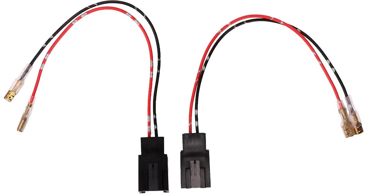 Luidspreker Kabelboom - Audio Adapter - Auto Audio - Perfecte Montage - 2 Stuks - Zwart
