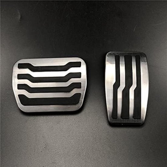 Pedaal Covers - Auto Interieur - Verbeter Rijervaring - Antislip Rubber - Set van 3 - Metaal — afbeelding 4