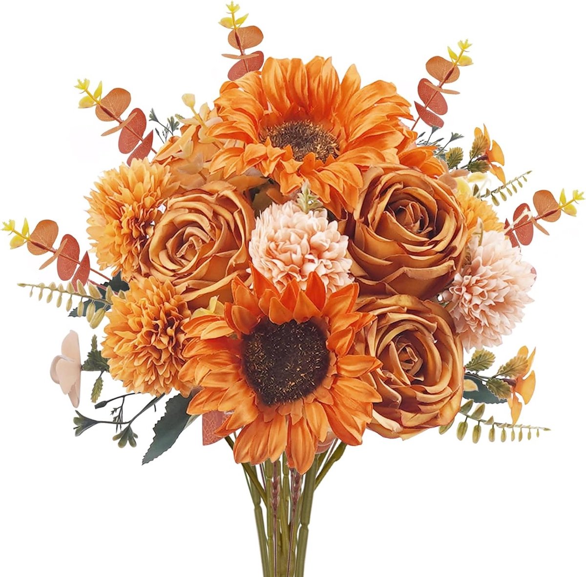 Realistische Kunstbloemen voor Decoratie, Hydrangea en Zonnebloemen voor Bruiloften, Tafeldecoratie en Herfstversiering
