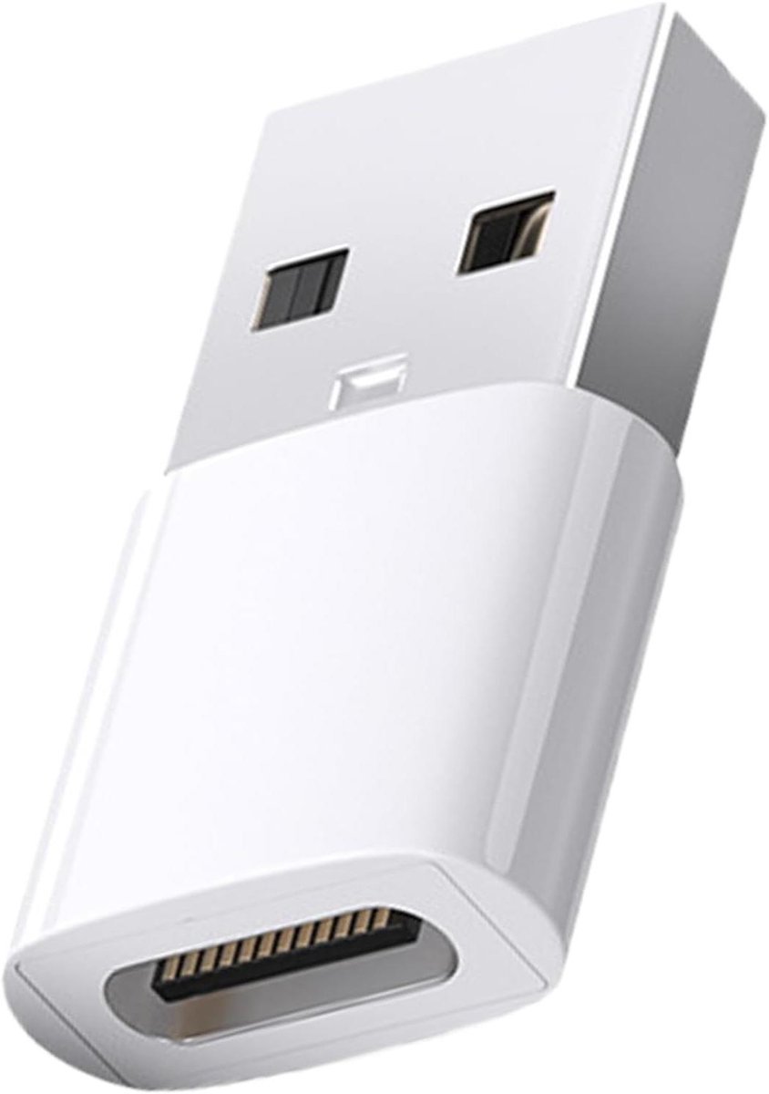 USB C Adapter - Type-C Converter - Gegevens Overzetten - Snel Opladen - 26 x 16 x 8 mm - Zwart