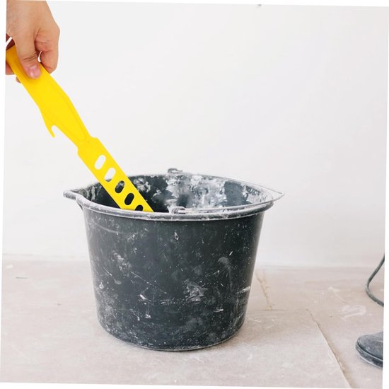 Roerstaaf Verf - Mengstaaf Plastic - Verf Mengen - Lichtgewicht Ontwerp - 20.5 cm - Geel — afbeelding 4