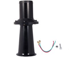 12V 110DB Retro Auto/Vrachtwagen Claxon Alarm AHH-OOO-GAH AHOOGA OOGA Zwart