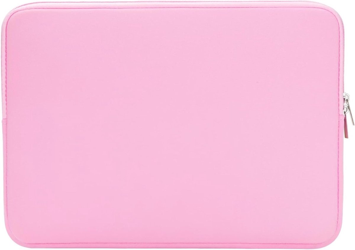 14 Inch Laptop Sleeve - Beschermhoes voor Notebook, Chromebook en Tablet - Roze Laptop Tas met Schokabsorberende Bescherming