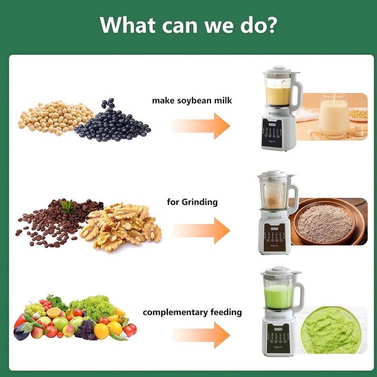 Keuken Blender - Krachtige Mixer - Smoothies Maken - Stille Verrichting - 1750ml Capaciteit - Titanium Grijs — afbeelding 2