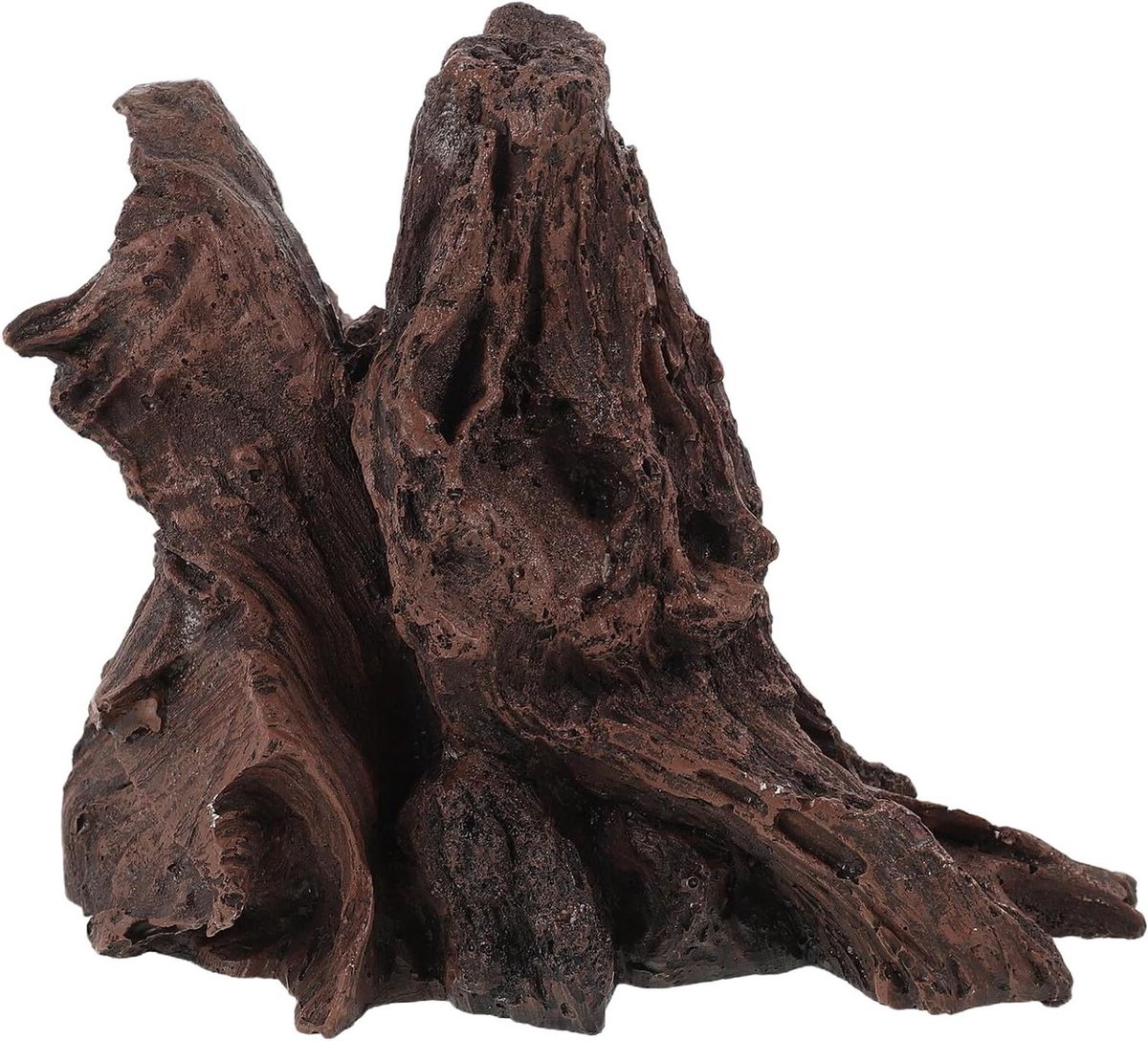 Aquarium Drijfhout Ornament - Hars Hout Decoratie - Aquarium Inrichten - Met Ingebouwde Schuilplaats