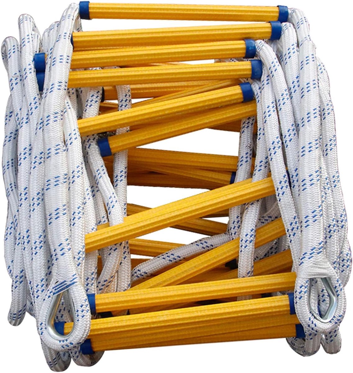 Noodladder - Vluchtladder touwladder - Veilig Ontsnappen - Vlamvertragend materiaal - 30 meter - One Color