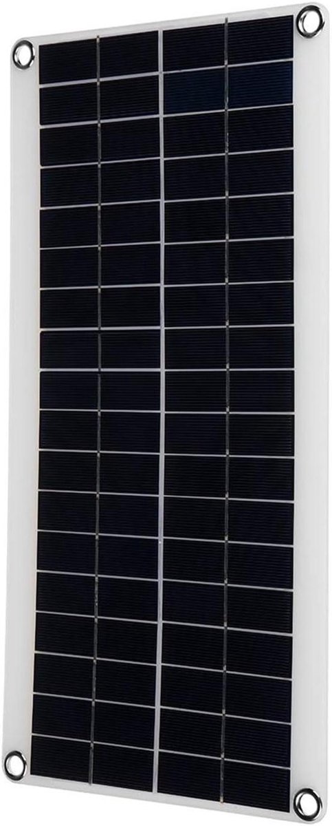 Draagbaar Zonnepaneel - Solar Charger - Buiten Opladen - Hoge Conversie - 100W 41x20cm - Zwart