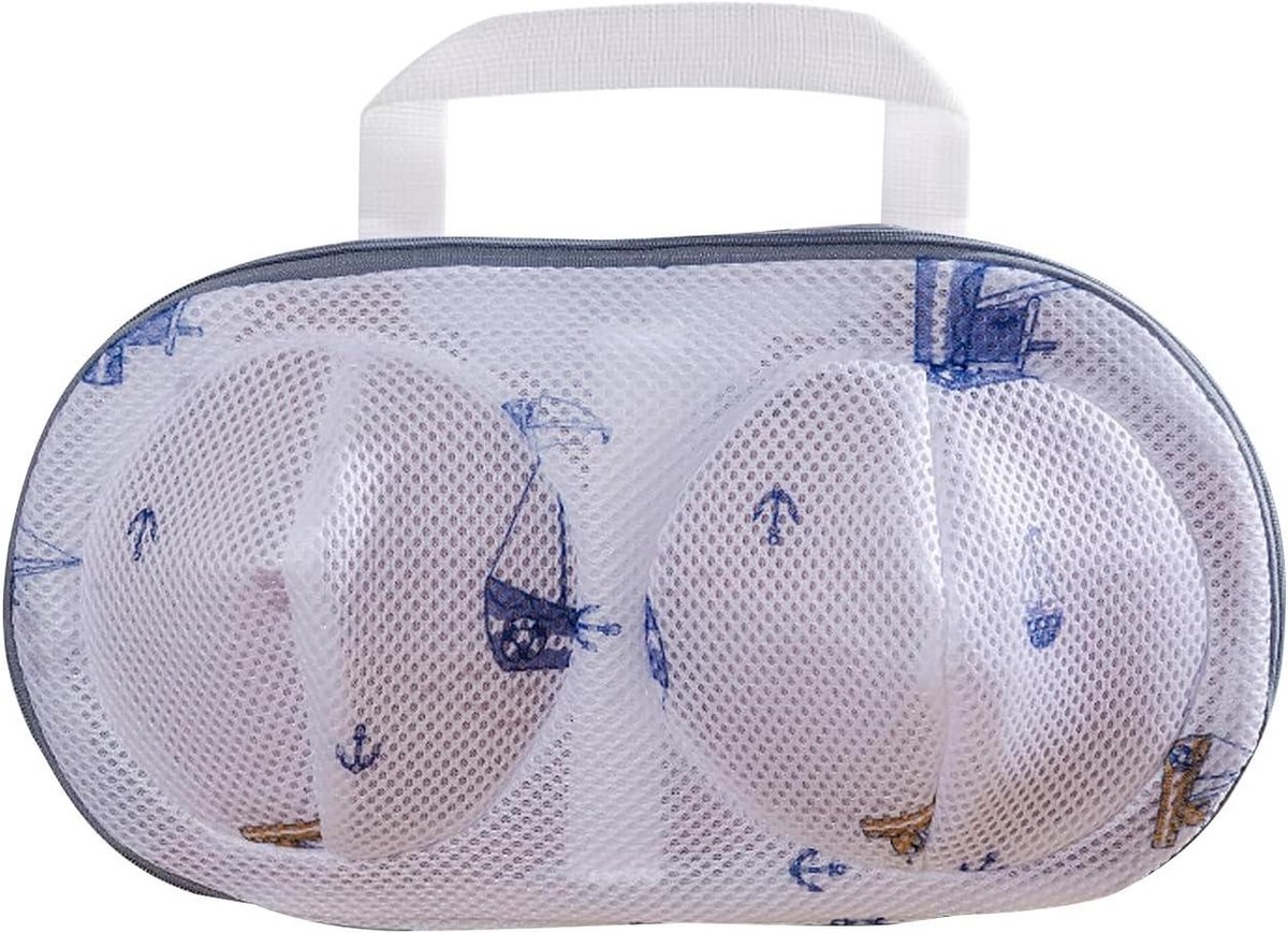 Mesh waszakken - Kledingbeschermers - Kleding beschermen - Duurzame ritssluiting - 20x24x2 cm - Meerkleurig