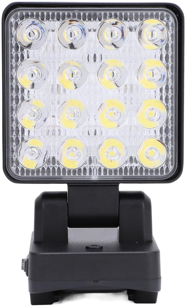 Dailygoods - Dailygoody - LED-Werklamp - Draadloze Schijnwerper - Multifunctioneel - Oplaadbaar - 1500LM - Geschikt voor Onderhoud - 15W