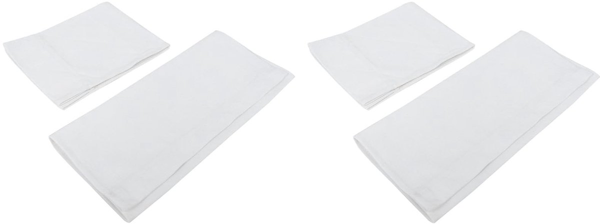 Dailygoods - Dailygoody - Regisseursstoel-reservehoezen - Zeildoek - Grote maat - Vervangingshoes - Geschikt voor thuisgebruik - Set van 2