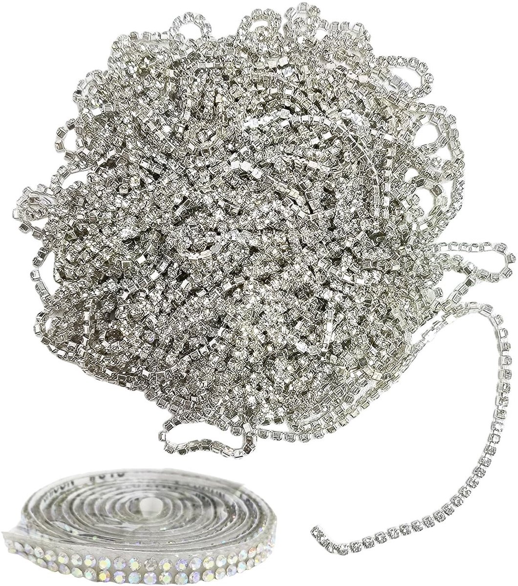 Dailygoods - Zelfklevende Strass-strip met Kleurrijke Diamanten voor Kledingdecoratie