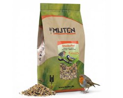 Mijten Strooivoer - Premium Tuinvogelvoer - Complete Zadenmix met Pinda Mais Zonnebloempitten - Vogelzaad Buitenvogels - Wintervoer - 5kg