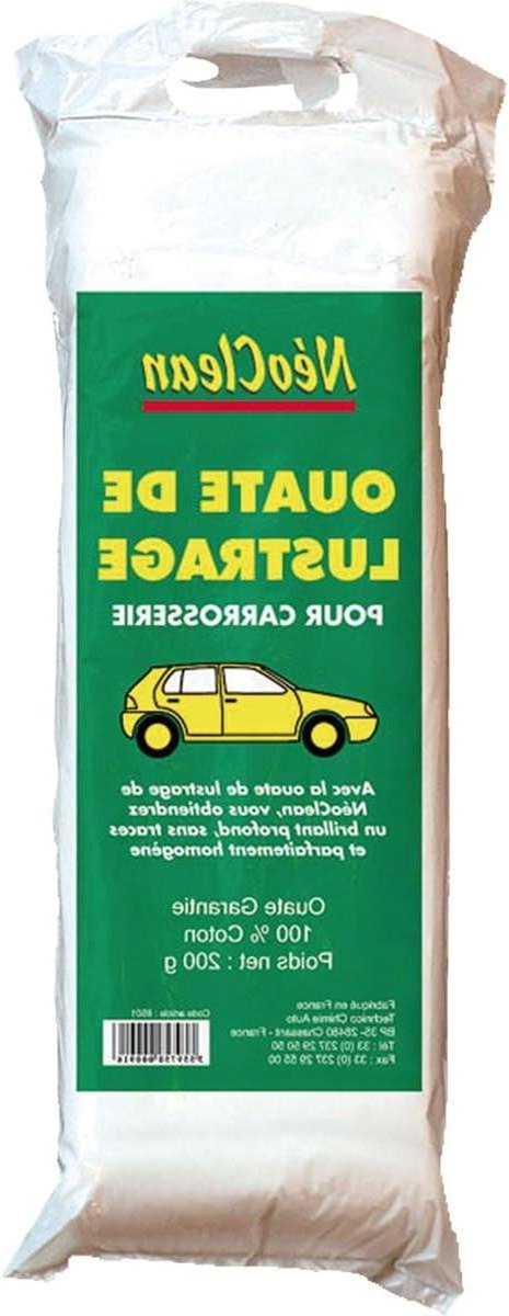 Polijstwatten - Poetswol katoen - Auto poetsen - Streeploze glans - 200 g - Wit
