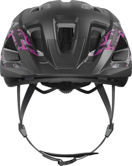 Fietshelm ABUS ADURO 3.0 LED maori blackberry S - 51-55 cm - zwart - Geschikt voor gebruik op elektrische fietsen - stadsfietsen - 295 g — afbeelding 4