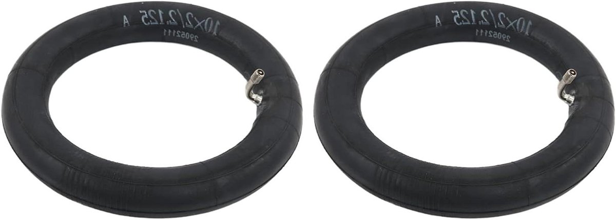Binnenbanden Paar - Vervangende Banden - Fiets Onderhoud - Premium Rubber Materiaal - 10 Inch - Zwart