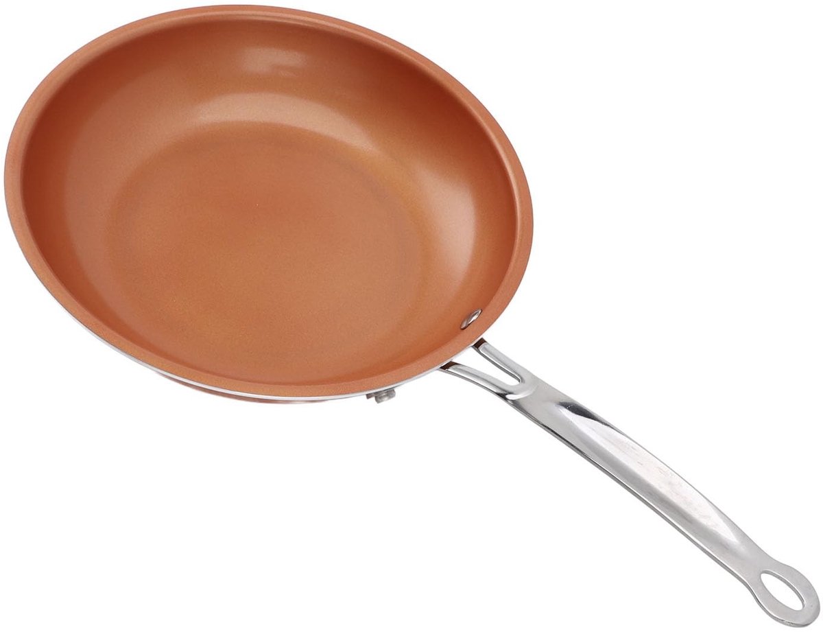 Dailygoods - 24 cm Antiaanbak Aluminium Koekenpan met Lange Handgreep