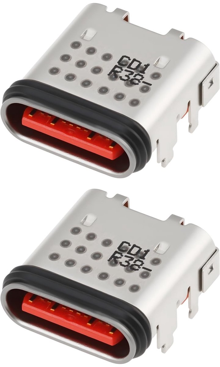 Dailygoods - Draadloze Luidspreker Oplaadpoort Type-C USB-C (2 stuks)