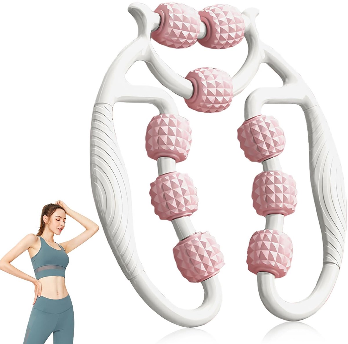 Dailygoods - Handmatige Massageroller voor Anti-Cellulitis met 9 Wielen