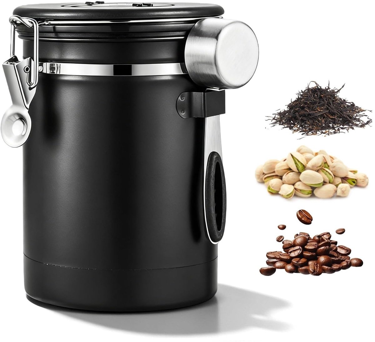 Dailygoods - Luchtdicht Koffieblik met CO2-Ventiel 2,8L