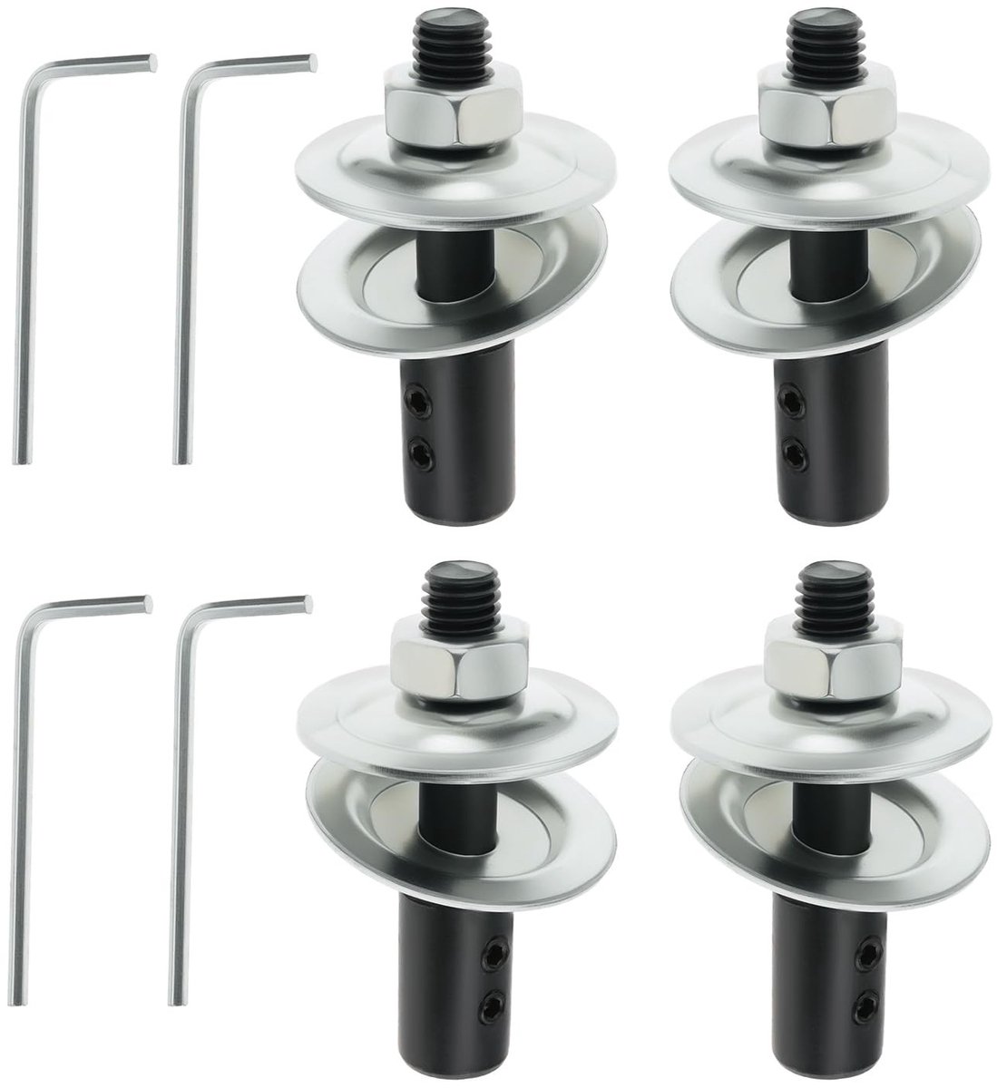 Dailygoods - Set van 4 Arbor Extenders voor Bankslijpmachine (8mm tot 10mm)