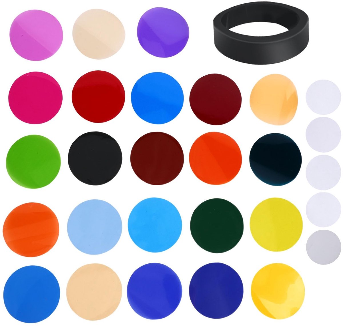 Dailygoods - Innovra - 24 Kleuren Flitsgels voor Creatieve Fotografie