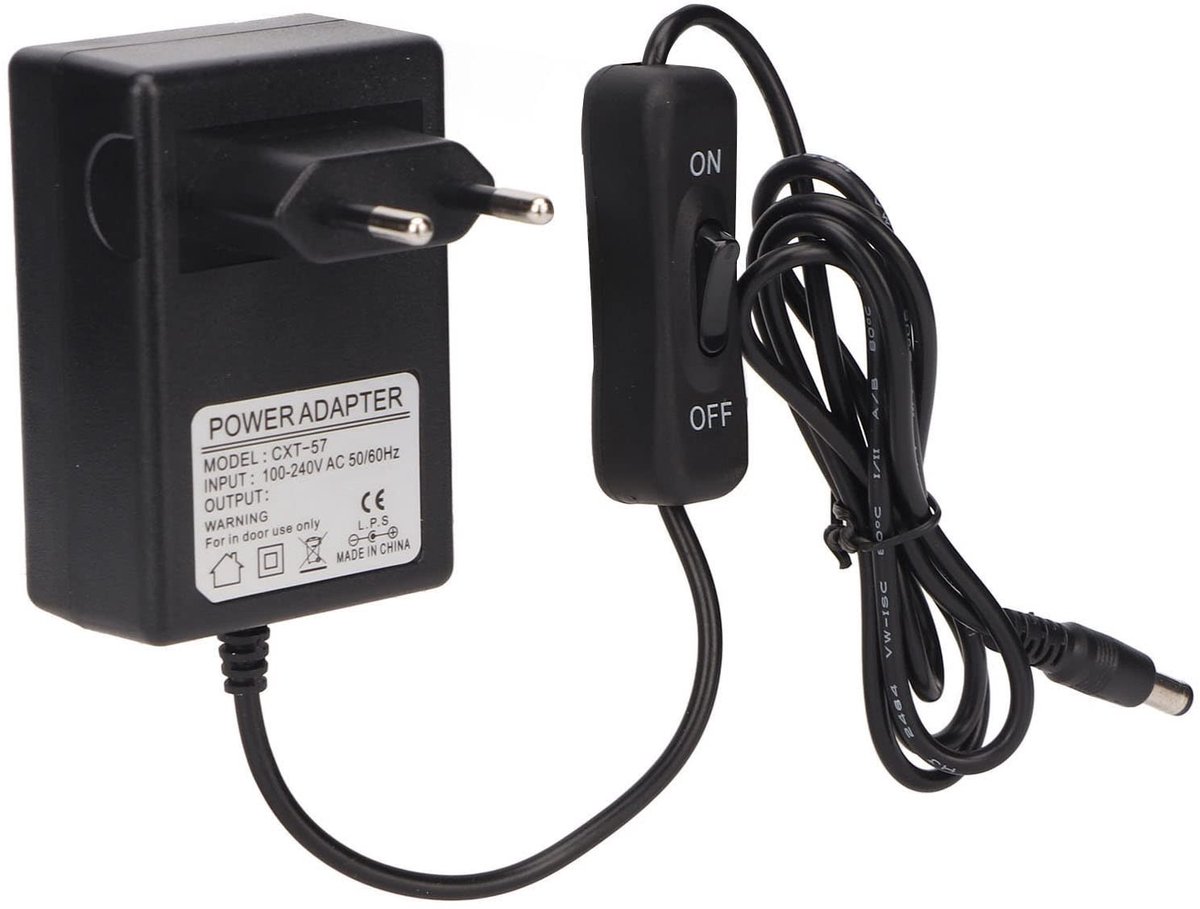 Dailygoods - 7.5V 2.5A Voedingsadapter voor DC Apparaten
