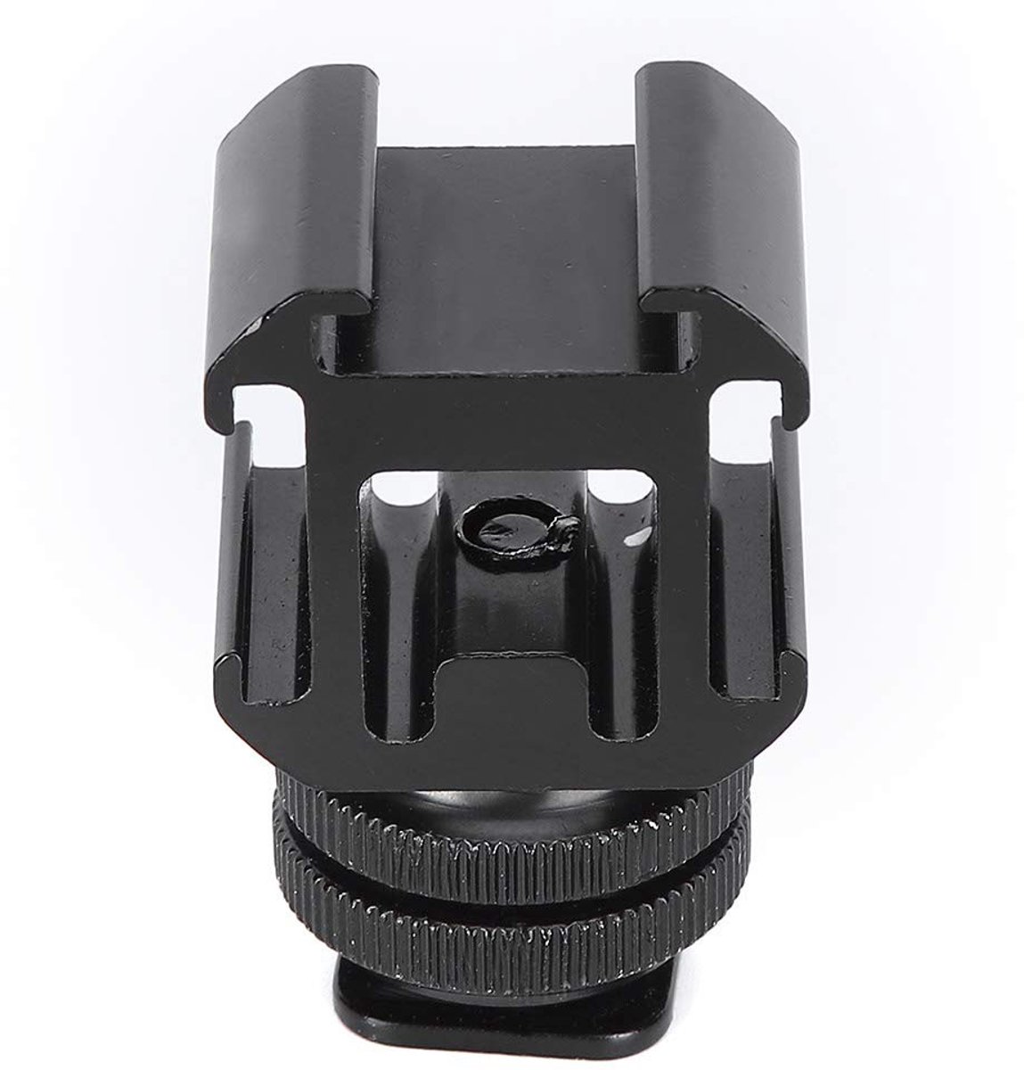 Dailygoods - Koude Schoen Adapter voor Flitsschoen naar 1/4 Dubbellaagse Schroef