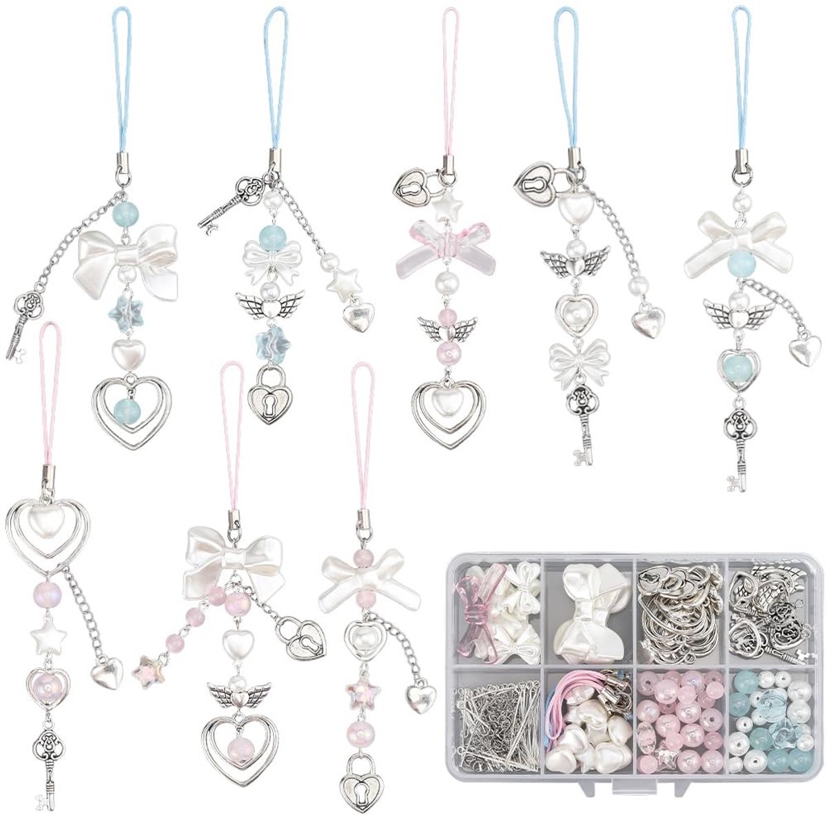 Dailygoods - DIY Telefoon Charm Maken Kit met 177 Stuks