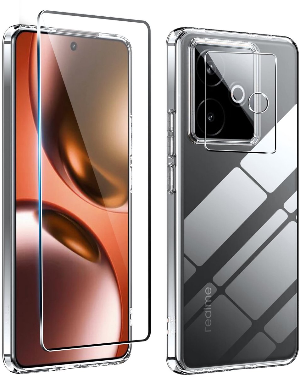 Dailygoods - Beschermhoes en Gehard Glas voor Smartphone