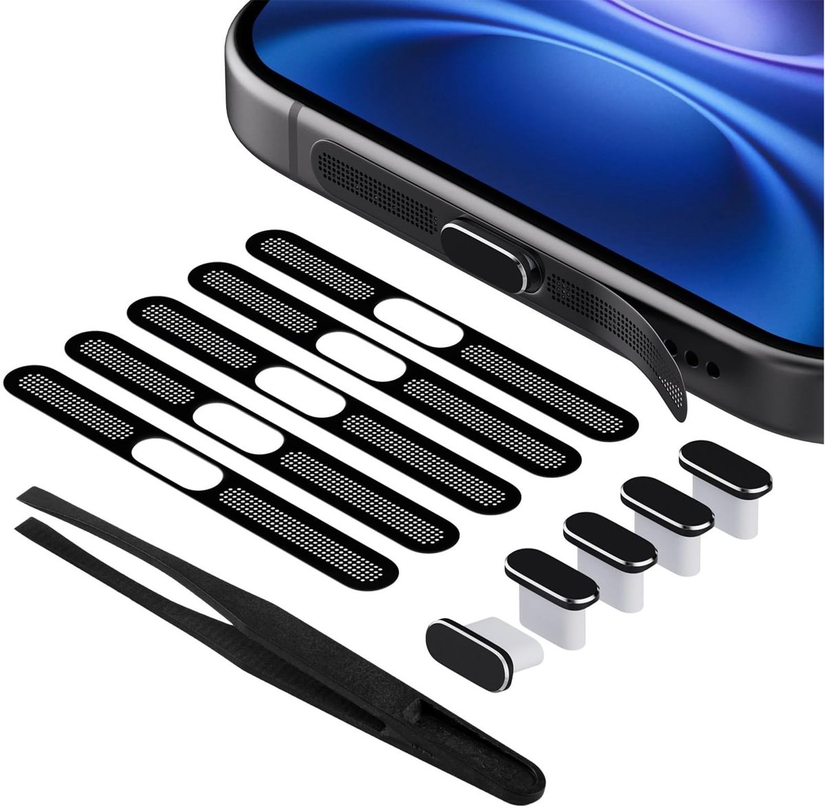 Dailygoods - USB-C Stofbeschermingsplug voor iPhone 15/16