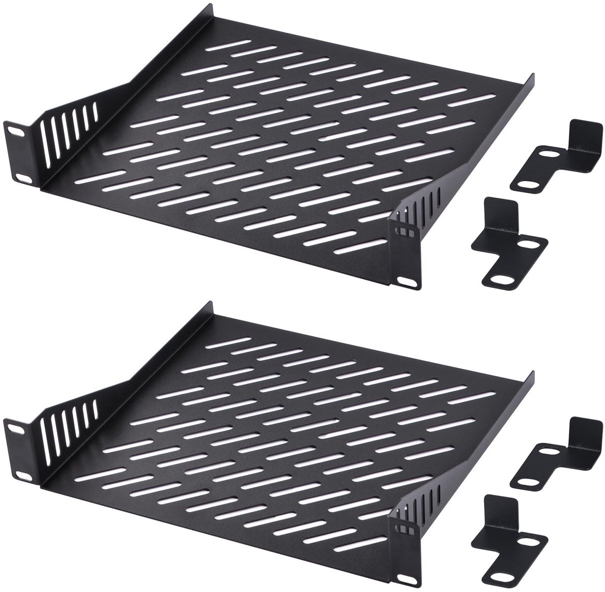 Dailygoods - Innovra - 10 Inch Vented Rack Shelf voor Server en Netwerkapparatuur