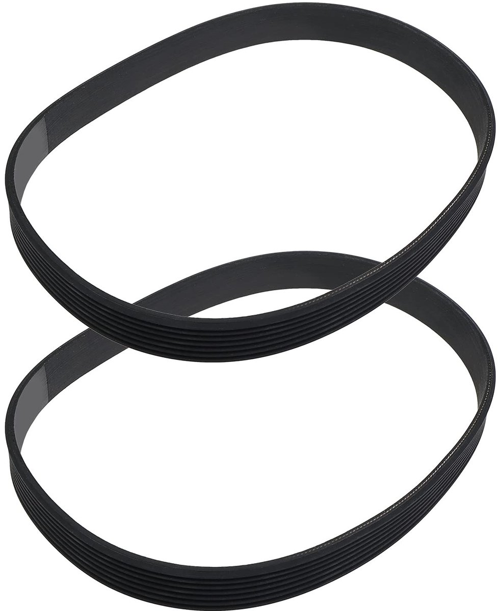 Dailygoods - Innovra - Dailygoods - Dailygoody - Grasmaaier Aandrijfriem - 2x 7PJ470 - Rubber - 16,3 mm Breed - 470 mm Omtrek - Voor Grasmaaier - Geschikt voor