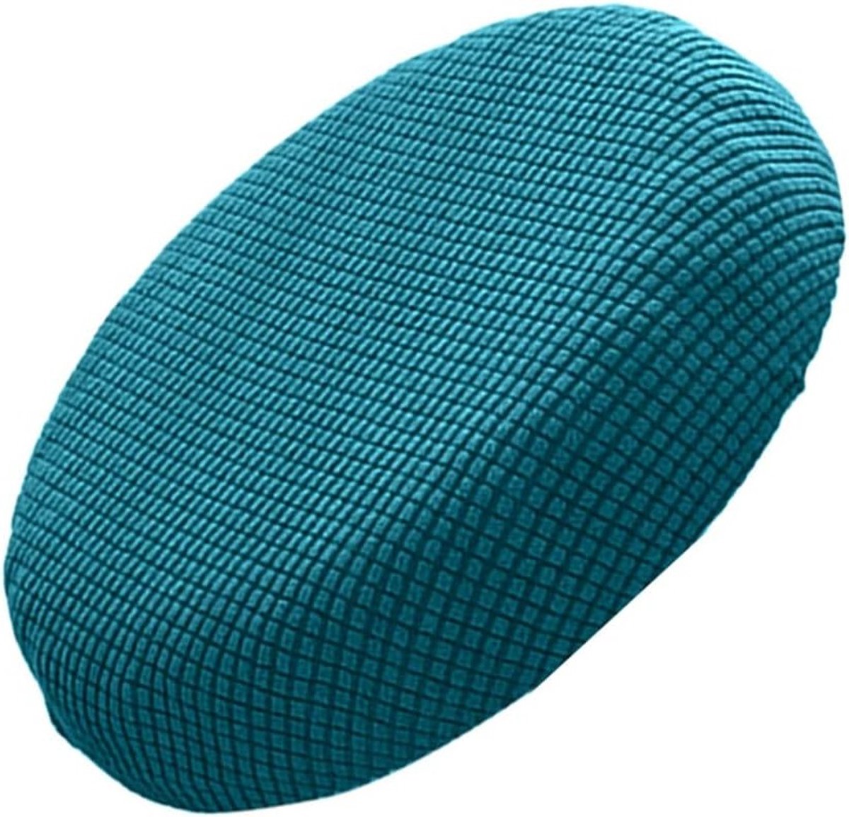 Ronde Krukhoes Set Stretch Wasbare Stoelhoes voor Barstoelen, Bistrostoelen en Draaisteunen in Blauw - Perfecte Bescherming en Stijl