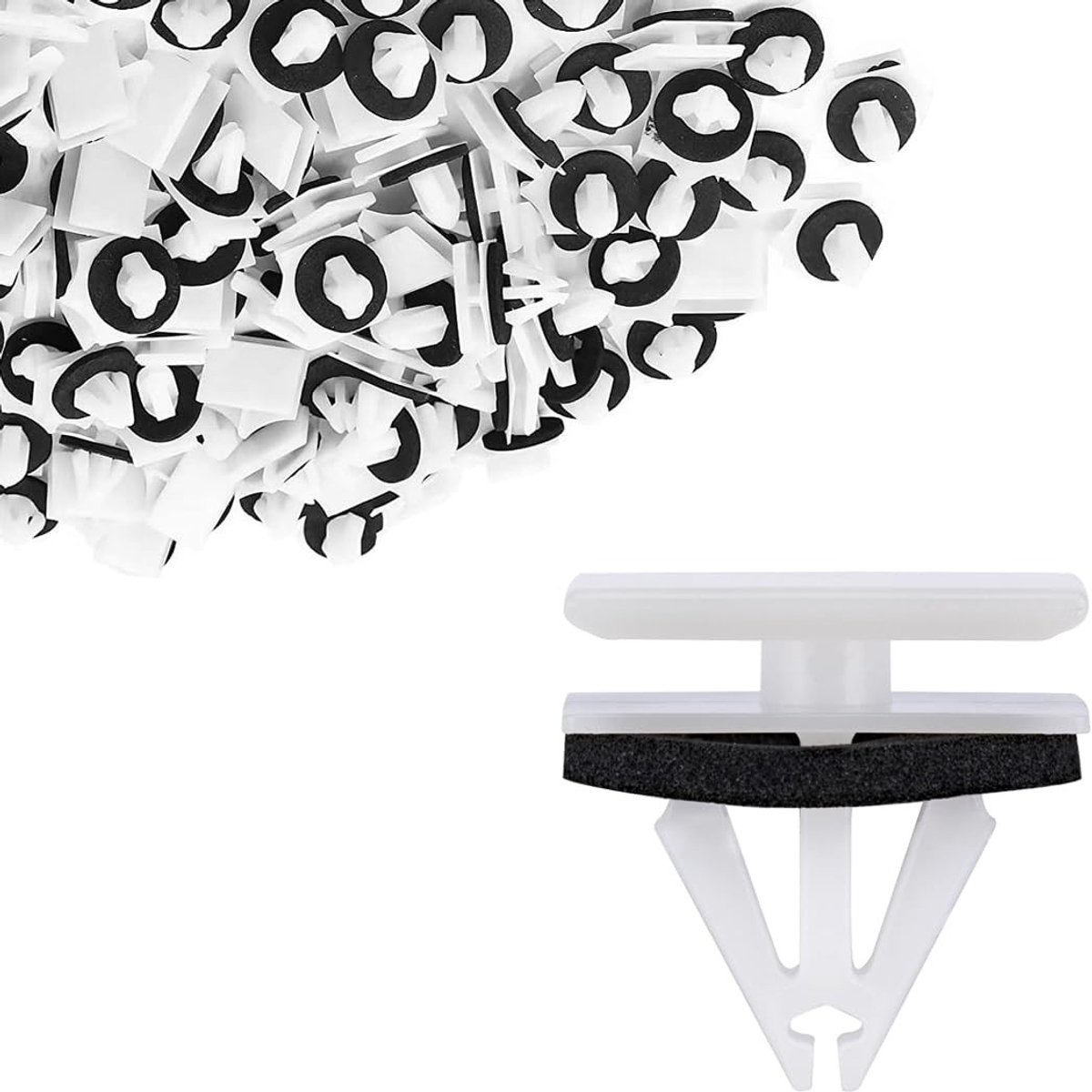Dailygoods - 50 Stuks Zijdelingse Trim Clips voor Autobekleding en Deuren