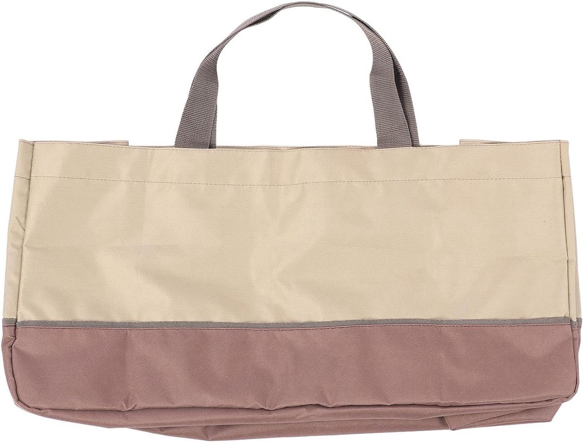 Houten Standaard - Draagbare Opslag - Hout Transport - Versterkte Handgrepen - 60 x 30 x 30 cm - Zwart