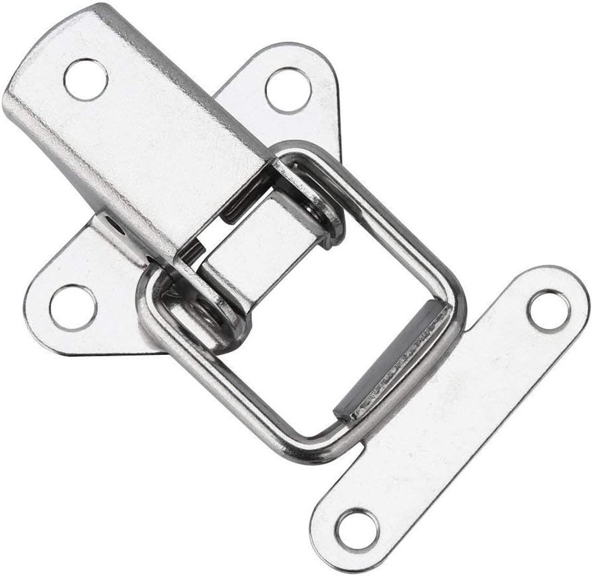 Spring Toggle Latch Hasp, Catch Clamp Clip,2/4/8/Pack RVS Toggle Clamp Latch CatchQuick Release Latch Metalen Box Clip,Klink Toggle Catch, Duck Billed Gespen voor Lade/Sieraden B