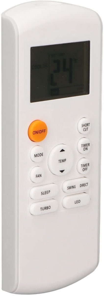 Dailygoods - Dailygoody - Universele Airconditioner Afstandsbediening - Vervanging voor Diverse Merken - Compact en Lichtgewicht - Geschikt voor Meerdere AC's - Ee...